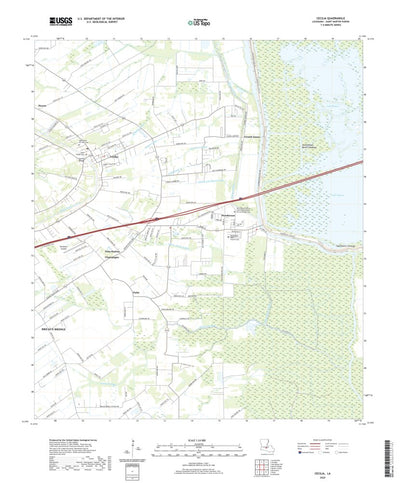 United States Geological Survey Cecilia, LA (2020, 24000-Scale) digital map
