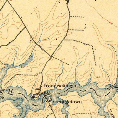 United States Geological Survey Cecilton, MD-DE (1900, 62500-Scale) digital map