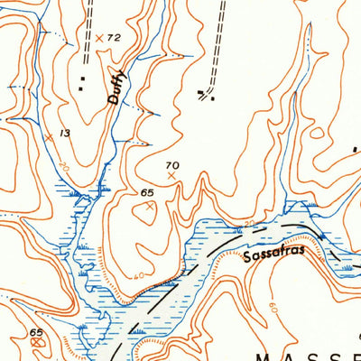United States Geological Survey Cecilton, MD-DE (1953, 24000-Scale) digital map