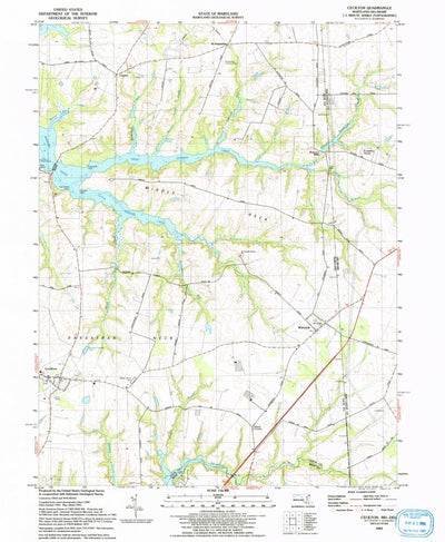 United States Geological Survey Cecilton, MD-DE (1993, 24000-Scale) digital map