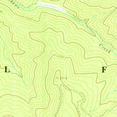 United States Geological Survey Cecilville, CA (1979, 24000-Scale) digital map