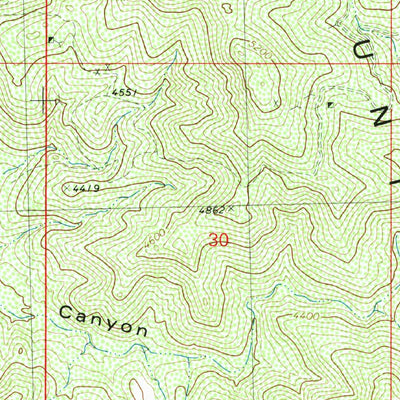 United States Geological Survey Cedar Basin, AZ (1980, 24000-Scale) digital map