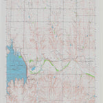 United States Geological Survey Cedar Bluff Dam, KS (1974, 24000-Scale) digital map