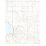 United States Geological Survey Cedar Bluff Dam, KS (2022, 24000-Scale) digital map