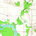 United States Geological Survey Cedar Bluff, IA (1965, 24000-Scale) digital map