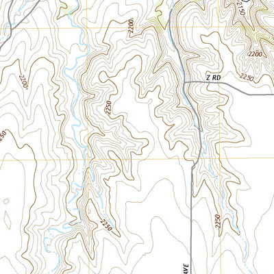United States Geological Survey Cedar Bluff, KS (2022, 24000-Scale) digital map