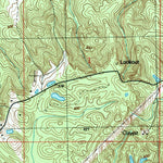 United States Geological Survey Cedar Bluff, MS (1987, 24000-Scale) digital map