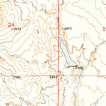 United States Geological Survey Cedar Butte NE, SD (1951, 24000-Scale) digital map