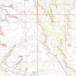 United States Geological Survey Cedar Butte, SD (1981, 25000-Scale) digital map