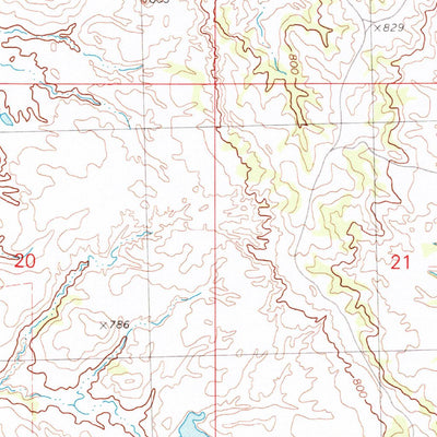 United States Geological Survey Cedar Butte, SD (1981, 25000-Scale) digital map
