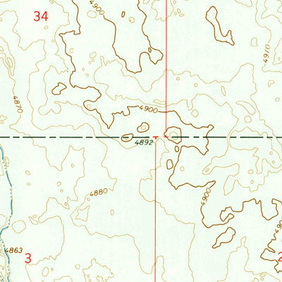 United States Geological Survey Cedar Butte SW, ID (1964, 24000-Scale) digital map