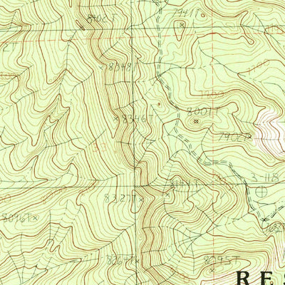 United States Geological Survey Cedar Canyon, NM (1983, 24000-Scale) digital map
