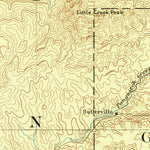 United States Geological Survey Cedar City E, UT-AZ (1886, 250000-Scale) digital map