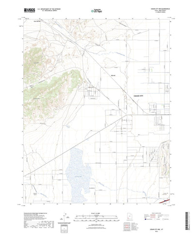 United States Geological Survey Cedar City NW, UT (2023, 24000-Scale) digital map
