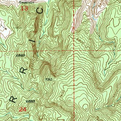 United States Geological Survey Cedar City, UT (1950, 24000-Scale) digital map