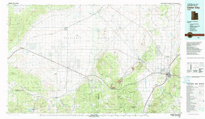 United States Geological Survey Cedar City, UT (1982, 100000-Scale) digital map