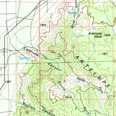 United States Geological Survey Cedar City, UT (1982, 100000-Scale) digital map