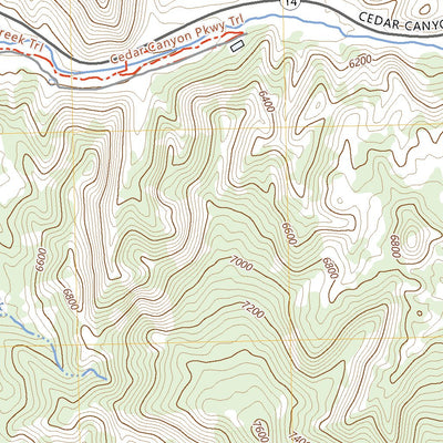 United States Geological Survey Cedar City, UT (2023, 24000-Scale) digital map