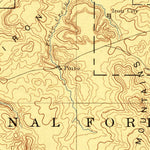 United States Geological Survey Cedar City W, UT-AZ (1891, 250000-Scale) digital map