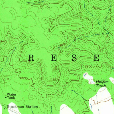 United States Geological Survey Cedar Creek, AZ (1966, 24000-Scale) digital map