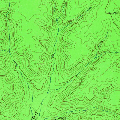 United States Geological Survey Cedar Creek, AZ (1966, 24000-Scale) digital map