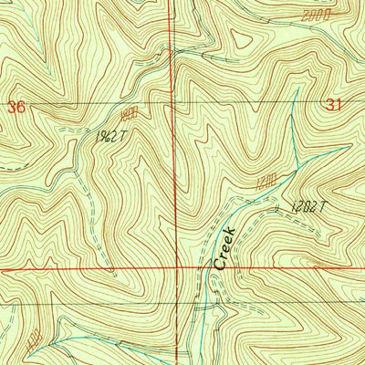 United States Geological Survey Cedar Creek, OR (1990, 24000-Scale) digital map