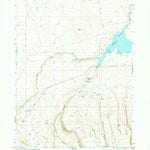United States Geological Survey Cedar Creek Reservoir, ID (1977, 24000-Scale) digital map