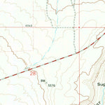 United States Geological Survey Cedar Creek Reservoir, ID (1977, 24000-Scale) digital map