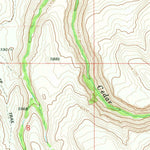 United States Geological Survey Cedar Creek Reservoir, ID (1977, 24000-Scale) digital map