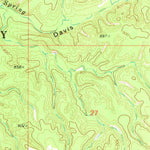 United States Geological Survey Cedar Crest, OK (1972, 24000-Scale) digital map
