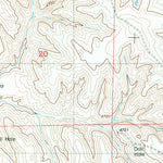 United States Geological Survey Cedar Draw, WY (1982, 24000-Scale) digital map