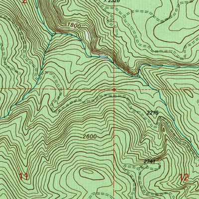 United States Geological Survey Cedar Flats, WA (1998, 24000-Scale) digital map