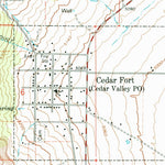 United States Geological Survey Cedar Fort, UT (1993, 24000-Scale) digital map