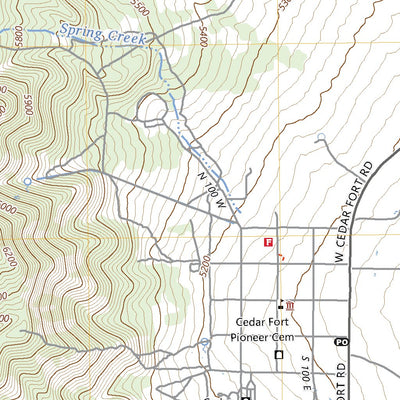 United States Geological Survey Cedar Fort, UT (2023, 24000-Scale) digital map