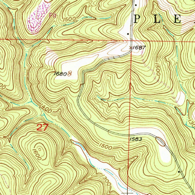 United States Geological Survey Cedar Gap, MO (1951, 24000-Scale) digital map