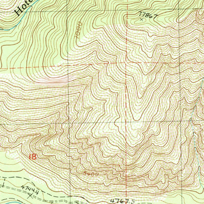 United States Geological Survey Cedar Grove, CA (1988, 24000-Scale) digital map
