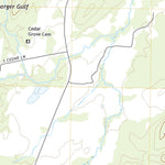 United States Geological Survey Cedar Grove, GA (2020, 24000-Scale) digital map