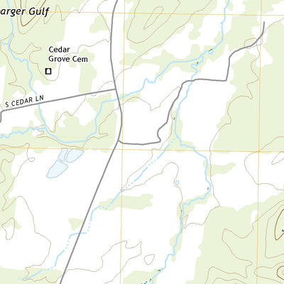 United States Geological Survey Cedar Grove, GA (2020, 24000-Scale) digital map