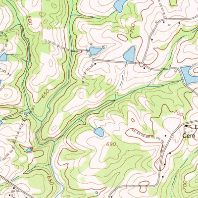 United States Geological Survey Cedar Grove, NC (1967, 24000-Scale) digital map