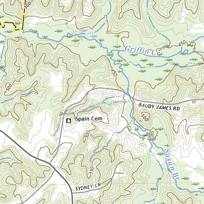 United States Geological Survey Cedar Grove, TN (2022, 24000-Scale) digital map