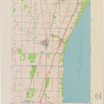 United States Geological Survey Cedar Grove, WI (1974, 24000-Scale) digital map