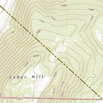 United States Geological Survey Cedar Hill, CA (2021, 24000-Scale) digital map