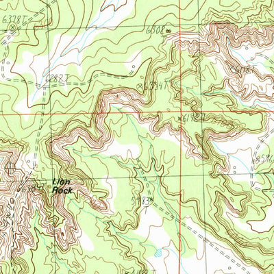 United States Geological Survey Cedar Hill, NM (1985, 24000-Scale) digital map