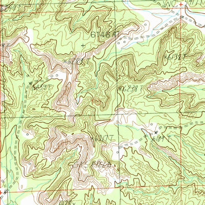 United States Geological Survey Cedar Hill, NM (1985, 24000-Scale) digital map