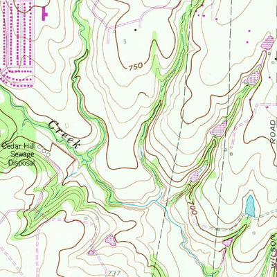 United States Geological Survey Cedar Hill, TX (1959, 24000-Scale) digital map
