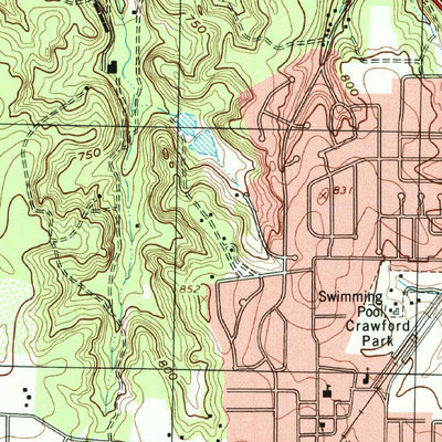 United States Geological Survey Cedar Hill, TX (1995, 24000-Scale) digital map