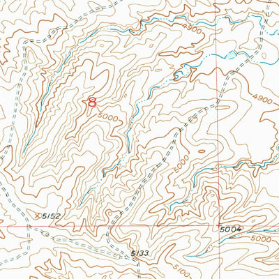 United States Geological Survey Cedar Hill, WY (1949, 24000-Scale) digital map