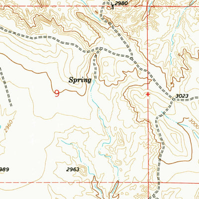 United States Geological Survey Cedar Hills, ND (1973, 24000-Scale) digital map