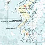 United States Geological Survey Cedar Key, FL (1955, 24000-Scale) digital map