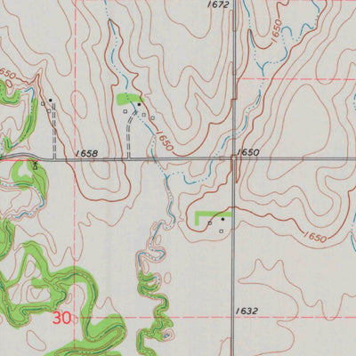 United States Geological Survey Cedar, KS (1973, 24000-Scale) digital map